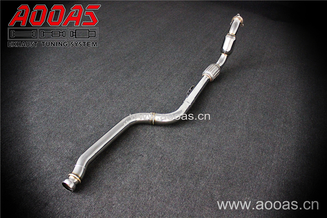 Mercedes Benz W204 C200 C260 C180 All SS304 / Cat (With Cat) Downpipe